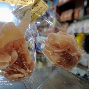 Dehydratated ginger with sugar
